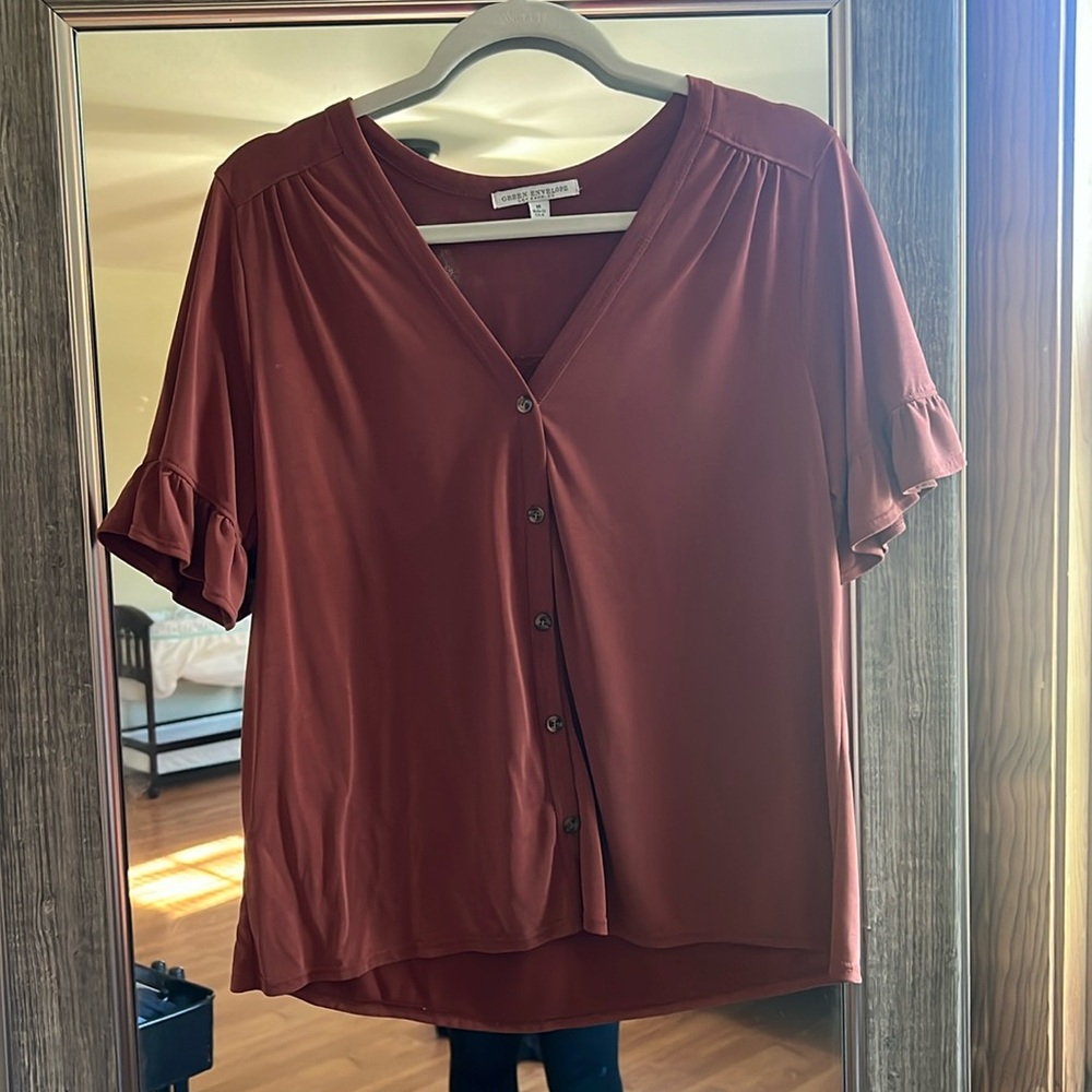 Rust Blouse - image 1